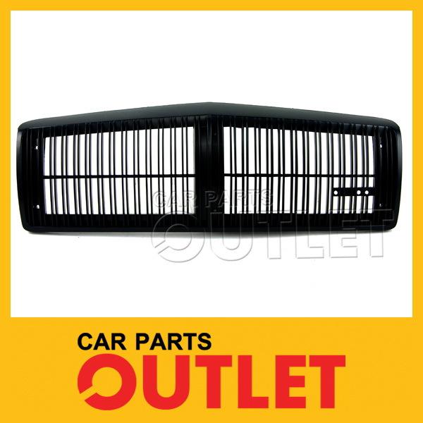 1988 1989 1990 buick regal gran sport coupe grille raw black plastic body frame