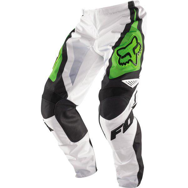Green 34 fox racing 180 race pants 2013 model