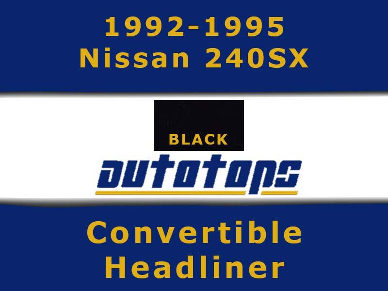 1992-1995 nissan 240sx convertible top headliner head liner