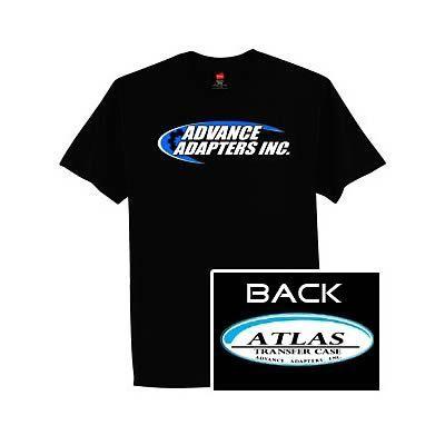 Advance adapters t-shirt mens large black
