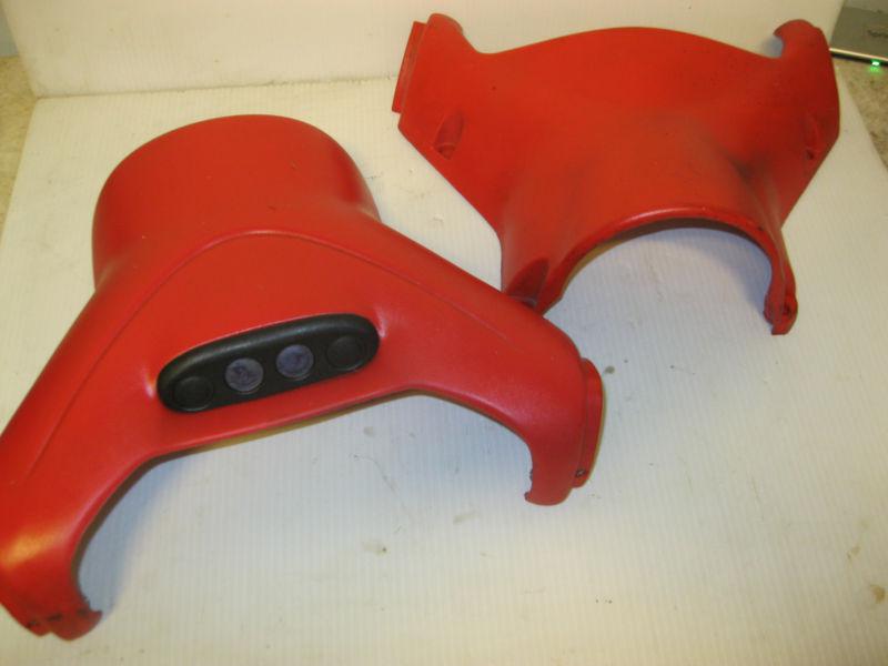 1997 seadoo gsx   upper and lower steering pad red 277000636  277000608