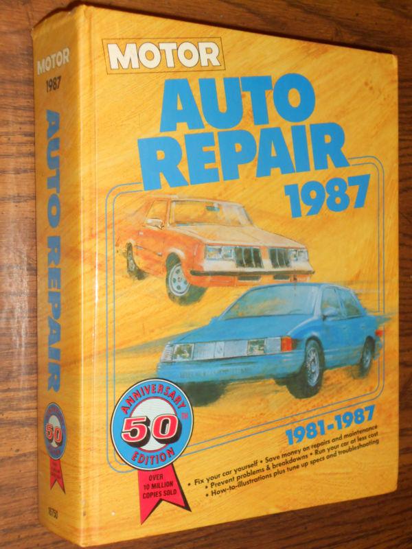1981-1987 chevy ford camaro vette / firebird / monte carlo / mustang shop manual