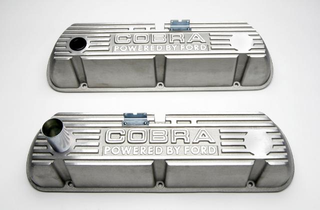 Shelby gt350 open cobra lettered tall valve covers