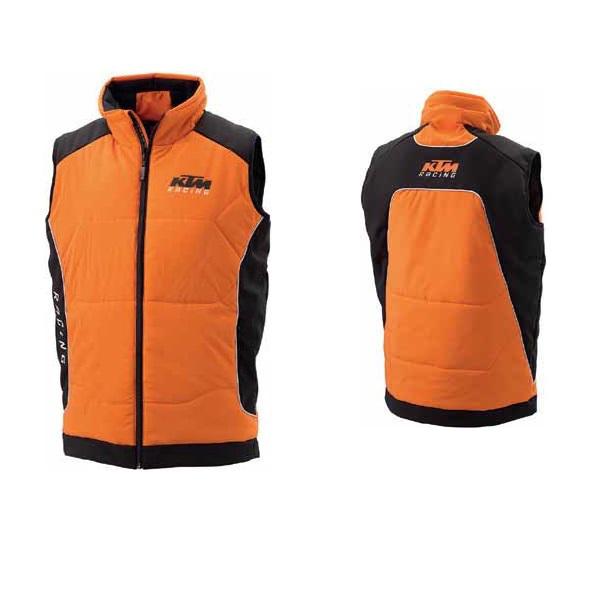 Brand new ktm soft shell zip up vest jacket men's medium 3pw1455603