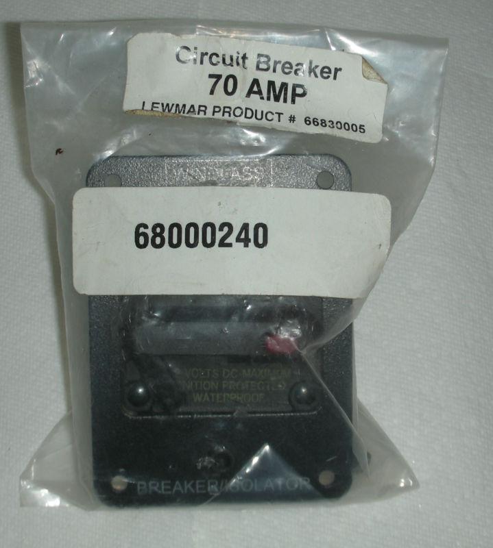 Find Lewmar Anchor Windlass 70AMP Circuit Breaker P/N 68000240 NEW in
