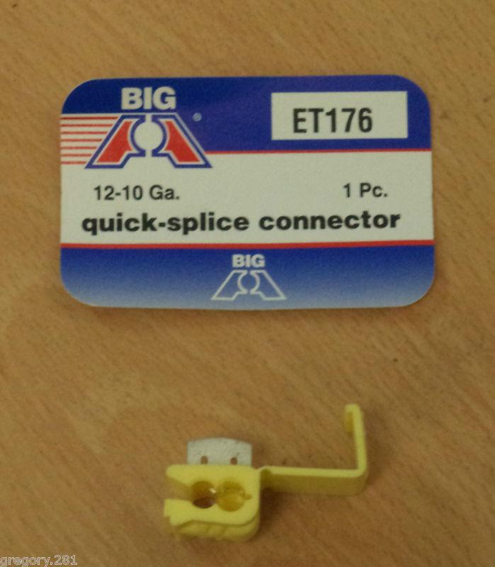 Big a quick splice connector et176 new!