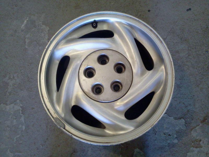 * 16 inch factory alloy rim - ford thunderbird / 1996-1997 / silver 