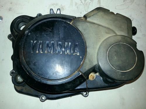 2001 yamaha blaster 200 engine right side cover clutch cover w oil pump gear