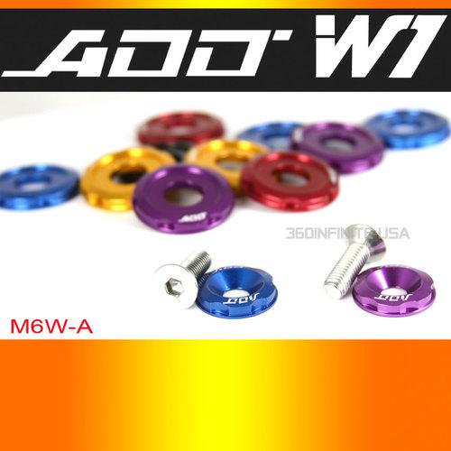Add w1 universal replace all 10mm bolts 6mx20 fender washers