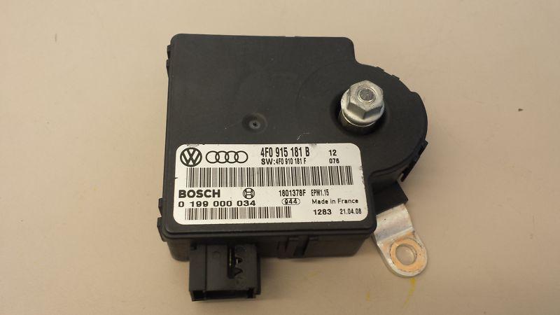 2008 audi a6 quattro battery control module in the trunk 4f0915181b