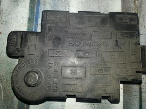 Original 90-97 lincoln town car under dash fuse block panel cover f1ab-14a003-aa