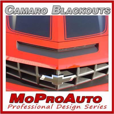 Blackout 2011 camaro decal stripe graphic front ss vent / 3m pro vinyl 000