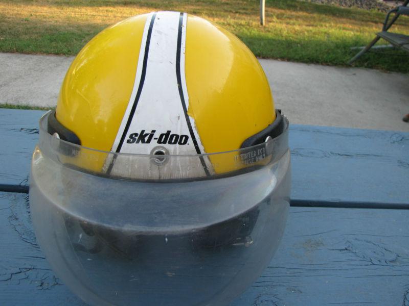 Vintage 70s ski-doo touring tnt t'nt snowmobile riding helmet motorcycle