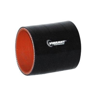 Vibrant 2716 silicone coupler 3.5" id x 3" long black