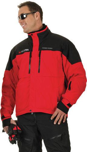 2012 choko nortex intense snowmobile jacket red medium