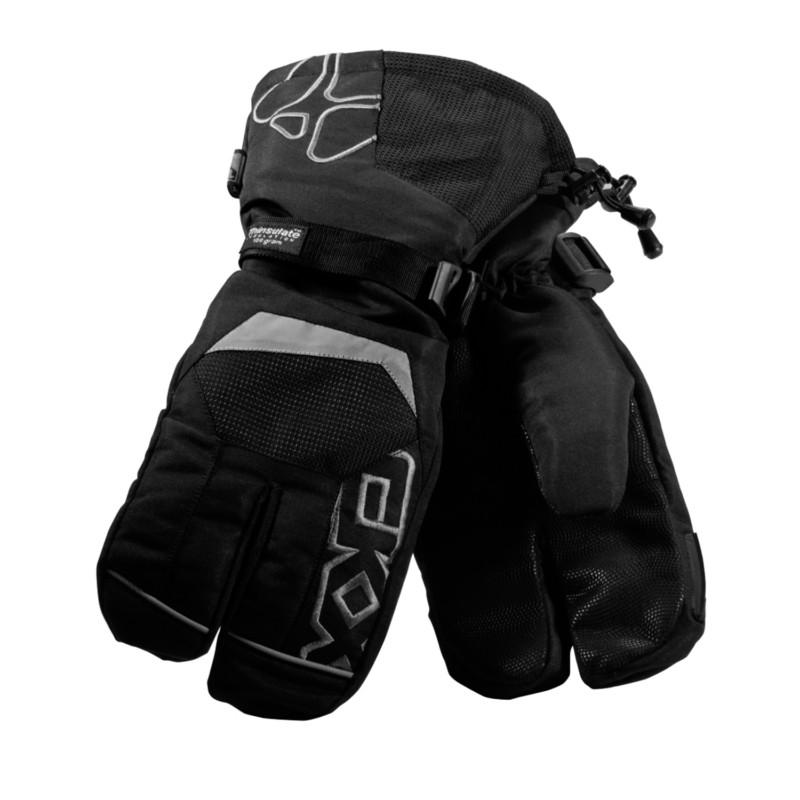 Snowmobile ckx throttle 3 fingers mittens mens xlarge 2013 winter snow mitts