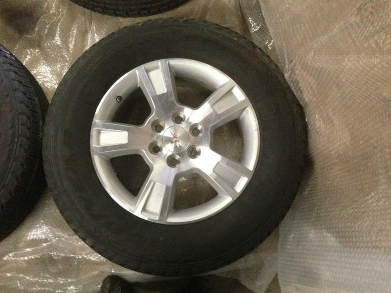 Gmc acadia 18" 2007 2008 factory oem rims wheels and tires