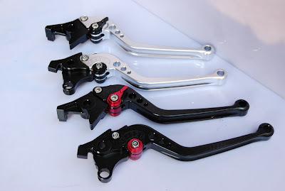 Black racing brake clutch levers for suzuki sv 1000 03 - 07 bandit 1200 01 - 06
