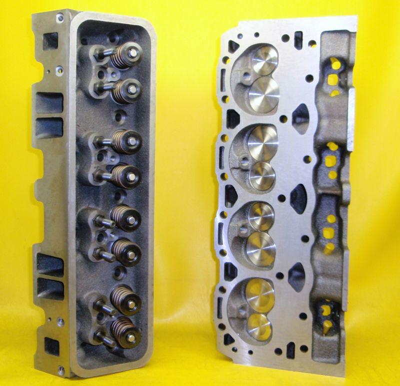 New pr 350 chevy vortec cylinder heads 96 up 2.02 stainless 906 062 .500 springs