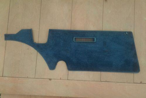 Volvo 240 wagon 90-93 blue carpeted passenger side right trim panel  -w- vent