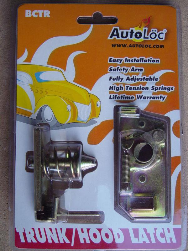 Autoloc bctr trunk / hood latch assembly! new!