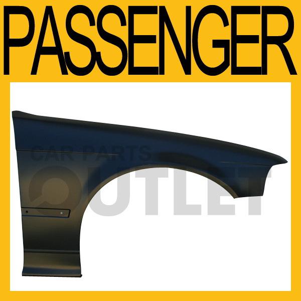 92-96 bmw e36 3 series 4dr sedan right fender assembly new primed replacement rh