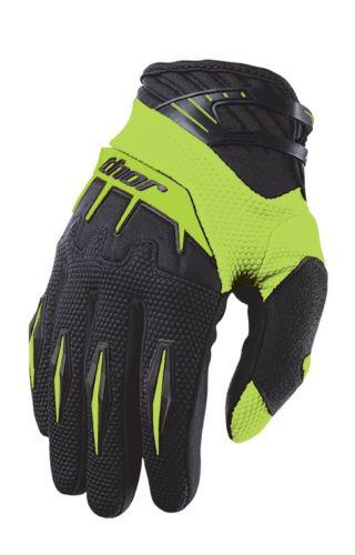 Thor 2014 spectrum gloves green black x-small new motocross