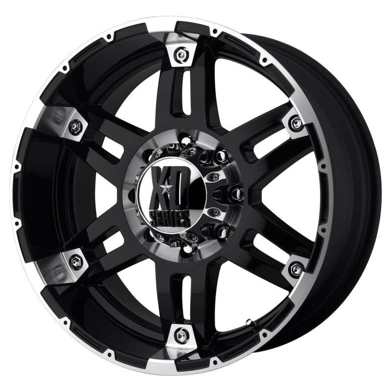 Kmc xd series xd79778063318 spy wheel 17" x 8" black 6x135