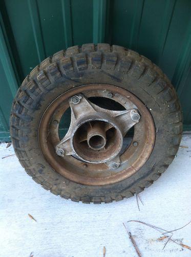Vintage honda trail 70 ct ct70 rear wheel with tire