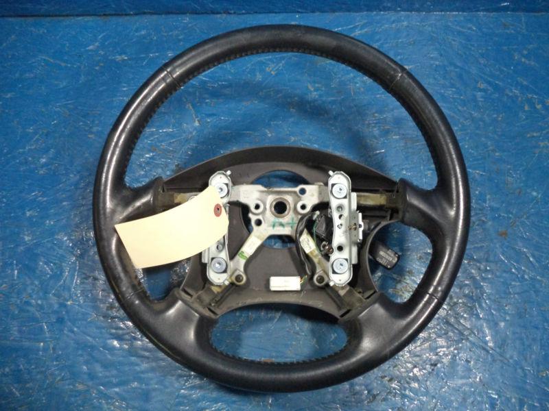 1998-2002 subaru forester 3 spoke steering wheel & controls oem black