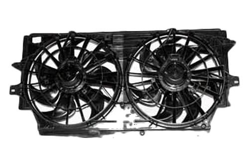 Tyc 620180 - 00-01 buick 22137318 replacement dual radiator and condenser fan