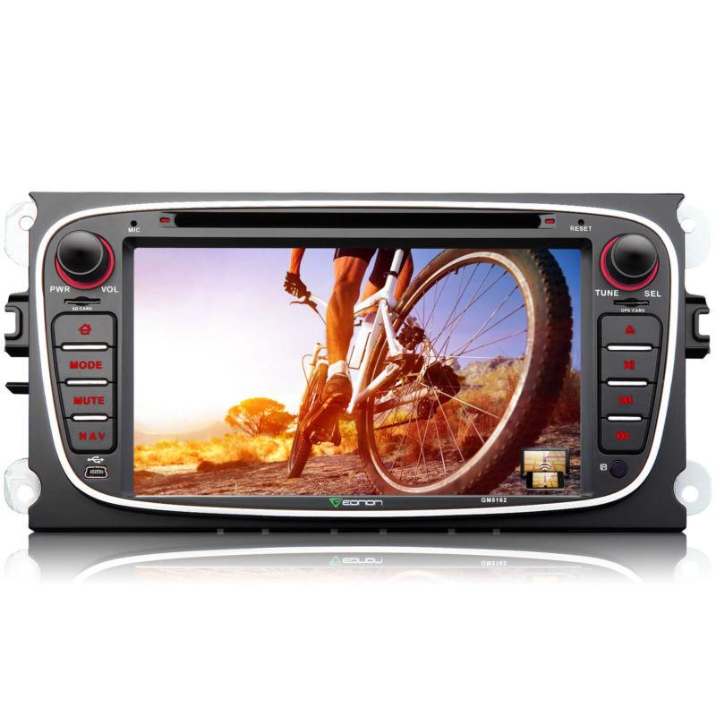 Radio 7" ford black in dash car dvd player gps navigation touch screen mirroring