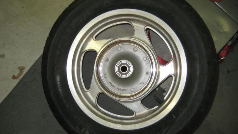 Honda magna vf750c rear wheel with good tire 1994-2003