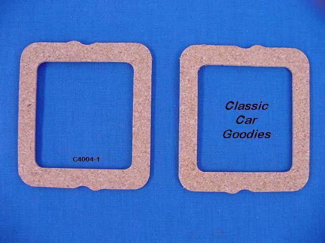 1951-1952 chevy tail light lens gaskets. cork. (2) new!