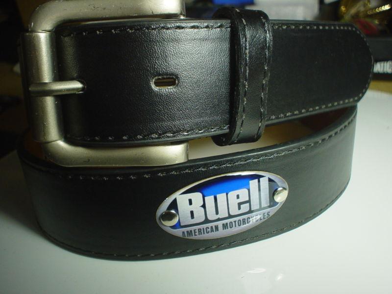 Buell american motorcycle leather belt size xl xb9r s1 lightning thunderbolt