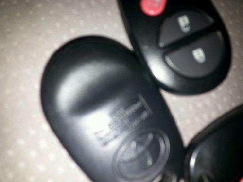 2012/2013 toyota highlander remote control