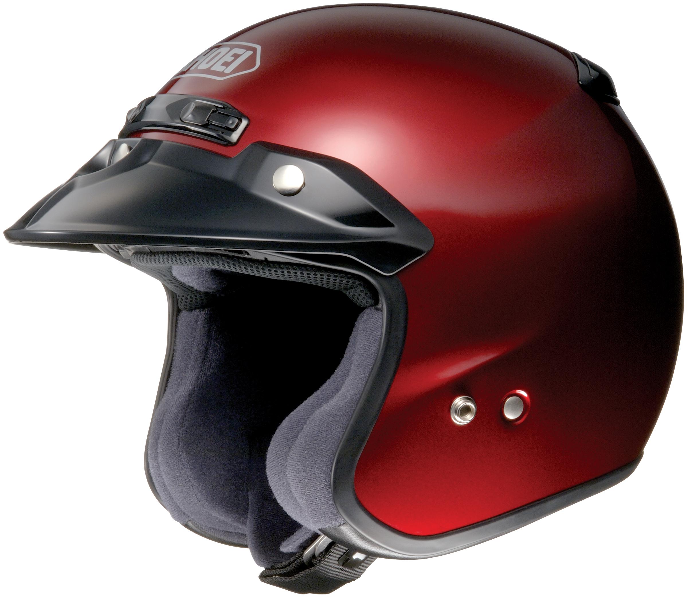 Free 2-day shipping! shoei rj platinum-r wine red helmet motorcycle open face
