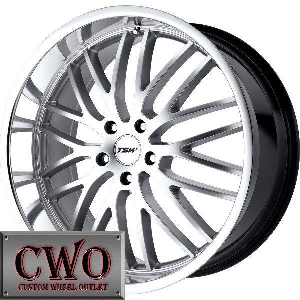 18 silver tsw snetterton wheels rims 5x120 5 lug bmw 5 6 7 8 series s10 blazer