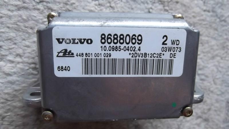 Volvo s60 s80 v70 yaw rate sensor abs control unit 8688069 2000-2009