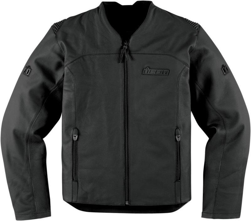 Icon device stealth leather jacket 2013 motorcycle