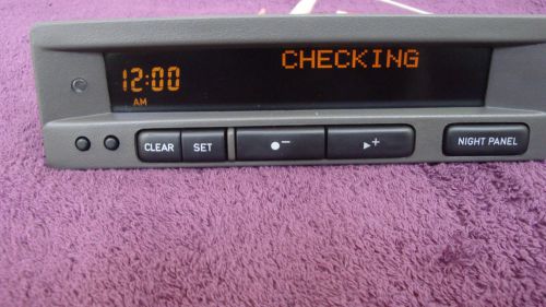 99 -05 saab 9-5 sid information radio clock display screen oem 12806125