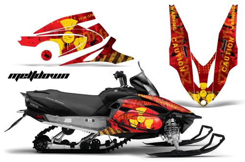 Yamaha vector graphic kit amr racing snowmobile sled wrap decal 12-13 meltdown r
