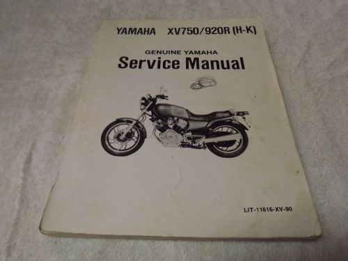 Yamaha xv750/920r (h-k) service manual