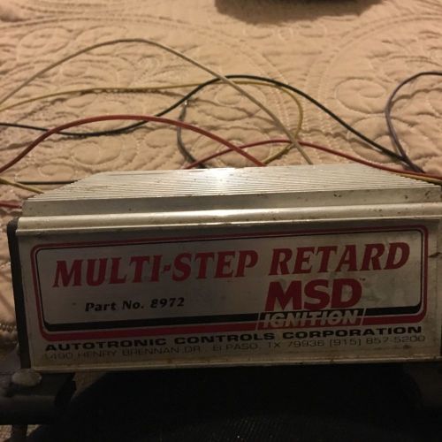 Multiple step retard msd
