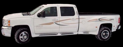 07-13 chevy silverado dually: full flared running boards: with  fender flares!
