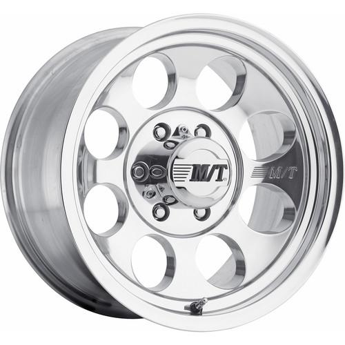 16x8 polished mickey thompson classic iii 6x5.5  wheels open country at ii