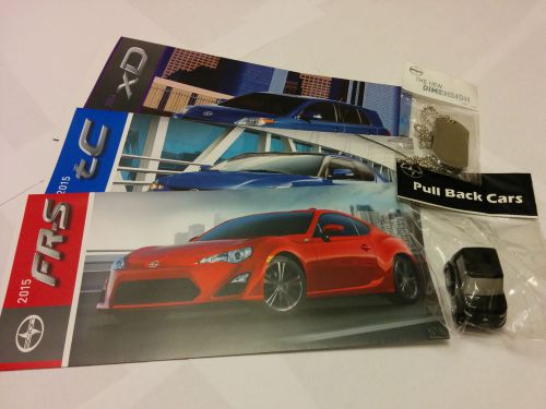 2015 scion 3 promotional brochures,toy car,dog tag usb flash drive gift pack new