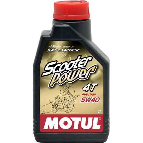 Motul 832011 scooter power 4t motor oil 5w40 1 liter