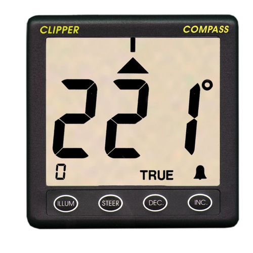 Clipper compass system w/remote fluxgate sensor -cl-c