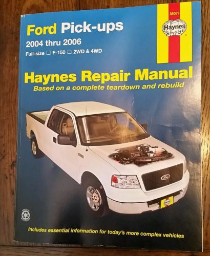 Haynes repair manual for full-size ford pick-ups